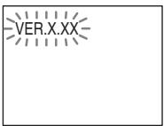 SONY DAV-TZ230 - Wenn die Versionsnummer auf dem Fernsehschirm erscheint - 1