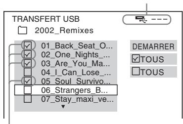 TRANSFERT USB 2002_Remixes 01_Back_Seat_O... 02_One_Nights... 03_Are_You_Ma... 04_I_Can_Lose... 05_Soul_Survivo... 06_Strangers_B... 07_Stay_maxi_ve... DEMARRER TOUS TOUS