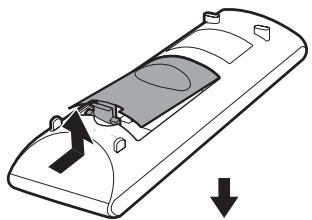 SONY DAV-TZ230 - De batterijen plaatsen - 1