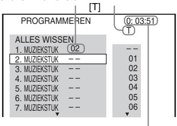 SONY DAV-TZ230 - Bijv. Muziekstuk 2 instellen als het eerste geprogrammeerde muziekstuk - 1