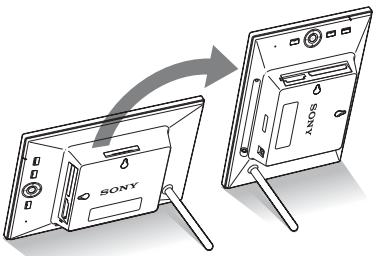 SONY DPF-A72N - Installation dans le sens portrait ou paysage - 1