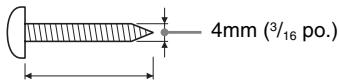 SONY DPF-D95 - Pour accrocher le cadre photo sur un mur - 1