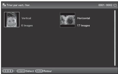 SONY DPF-D95 - Tri d'images (Filtre) - 1