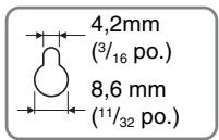 SONY DPF-D95 - Pour accrocher le cadre photo sur un mur - 2