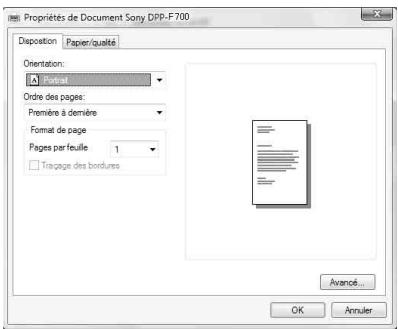 SONY DPP-F700 - - Affichage du «Calendrier» - 2