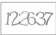 SONY DPP-F700 - Affichage d'horloge et de calendrier - 9