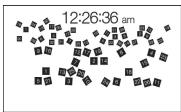 SONY DPP-F700 - Affichage d'horloge et de calendrier - 11