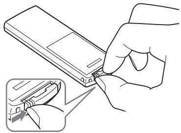 SONY DPP-F700 - Appuyez sur l'onglet. - 1
