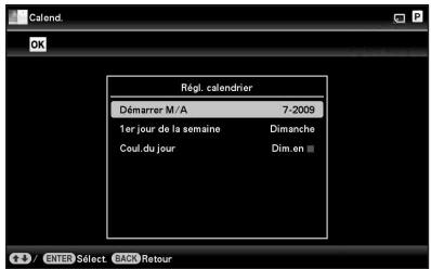 SONY DPP-F700 - Reglez le calendrier. - 1
