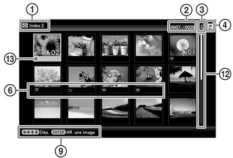 SONY DPP-F700 - Affichage index - 1