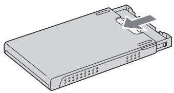 SONY DPP-F700 - Ouvrez le couvercle coulissant. - 1