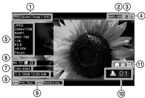 SONY DPP-F700 - Affichage simple - 1
