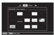 SONY DPP-F700 - Modification de l'affichage - 4