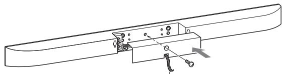 SONY HT-CT350 - Collegamento del cavo del diffusore al diffusore - 3