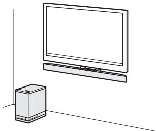 SONY HT-CT350 - Positionieren der Anlage - 2