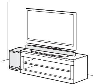 SONY HT-CT350 - Het systeemplaatsen - 1