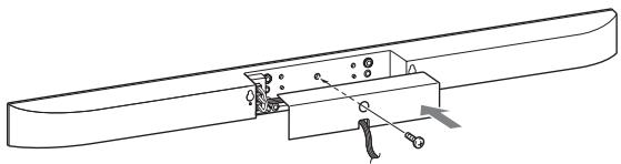 SONY HT-CT350 - Conexión del cable del altovoz al altovoz - 3