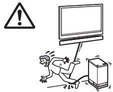 SONY HT-CT350 - Ne trèbuche pas sur les cordons. - 1