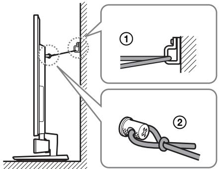 SONY HT-CT350 - Si instalal el televisor en el suelo circa de una pared - 2
