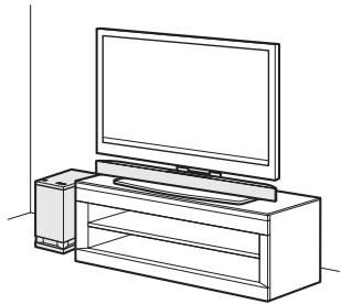 SONY HT-CT350 - Positionnement du système - 1