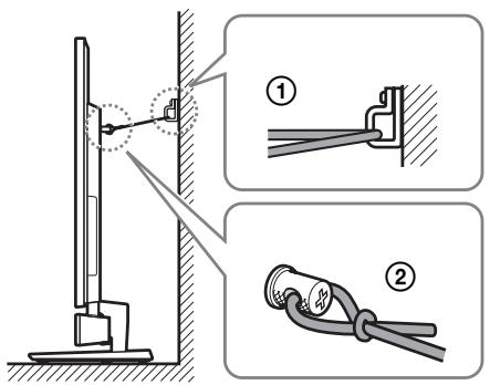 SONY HT-CT350 - Wenn Sie das Fernsehgerät in der Höhe einer Wand auf den Boden stellen - 2