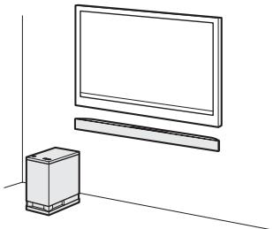 SONY HT-CT350 - Positionieren der Anlage - 4