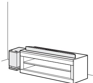SONY HT-CT350 - Positionieren der Anlage - 3