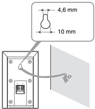 SONY HT-FS3 - Pour installer les enceintes au mur - 4