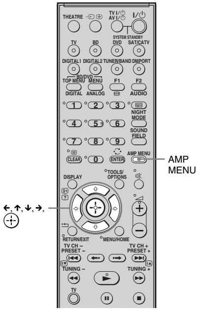 SONY HT-FS3 - Réglage du niveau des graves et des aigus (BASS, TREBLE) - 1