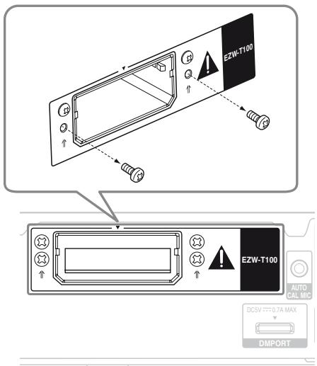 SONY HT-SF470 - Retirez les vis. - 1