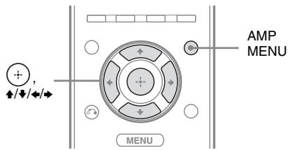 SONY HT-SF470 - Desplazimiento a trabés de menus - 1