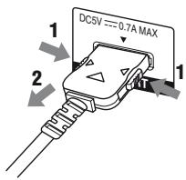 SONY HT-SF470 - Remarques concernant le raccordement de l'adaptateur DIGITAL MEDIA PORT - 1