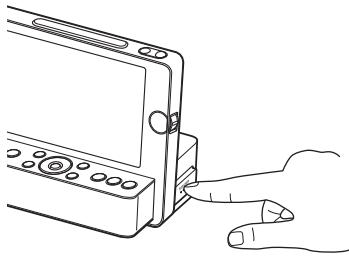 SONY ICF-CL75IP - Appuyez sur PUSH OPEN. - 1