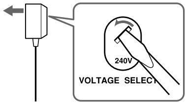 240V VOLTAGE SELECT
