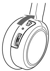 SONY MDR-IF140K - Turn on the headphones. - 1