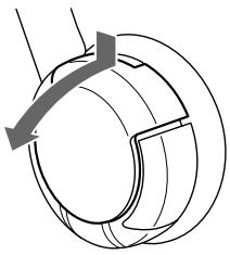 SONY MDR-IF140K - Inserción de la pila - 1