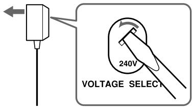 240V VOLTAGE SELECT