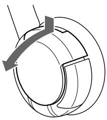 SONY MDR-IF140K - Inserting the battery - 1