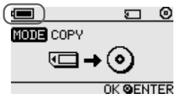 MODE COPY OK ENTER