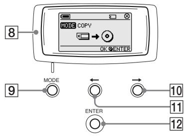 MODE COPY OK ENTER MODE ENTER 10 11 12
