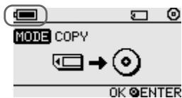 MODE COPY OK ENTER
