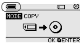 MODE COPY OK ENTER