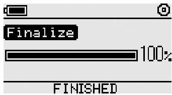 Finalize 100% FINISHED