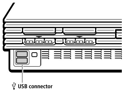 SONY PLAYSTATION 2 - Connecting a device using the Universal Serial Bus (USB) interface - 1