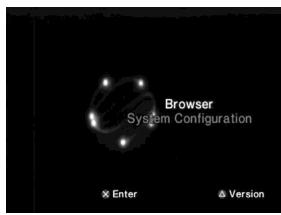 SONY PLAYSTATION 2 - Screens that appear at start-up - 1