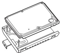 SONY PLAYSTATION 3 - Remove the hard disk from the metal frame. - 1