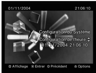 SONY SCPH-70004 - A l'aide des touches directionnelles, sélectionnez "Configuration du Système", puis appuyez sur la touche Ⓕ. - 1