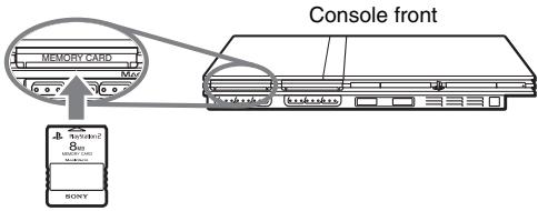 SONY SCPH-70004 - Inserting a Memory Card - 1