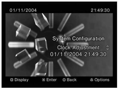 SONY SCPH-70004 - Using the System Configuration menu - 1