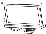 SONY SU-52HX1 - Stellen Sie den Fernsehsteller unbedingt auf einer stabilen und ebenen Bodenfläche auf. - 1